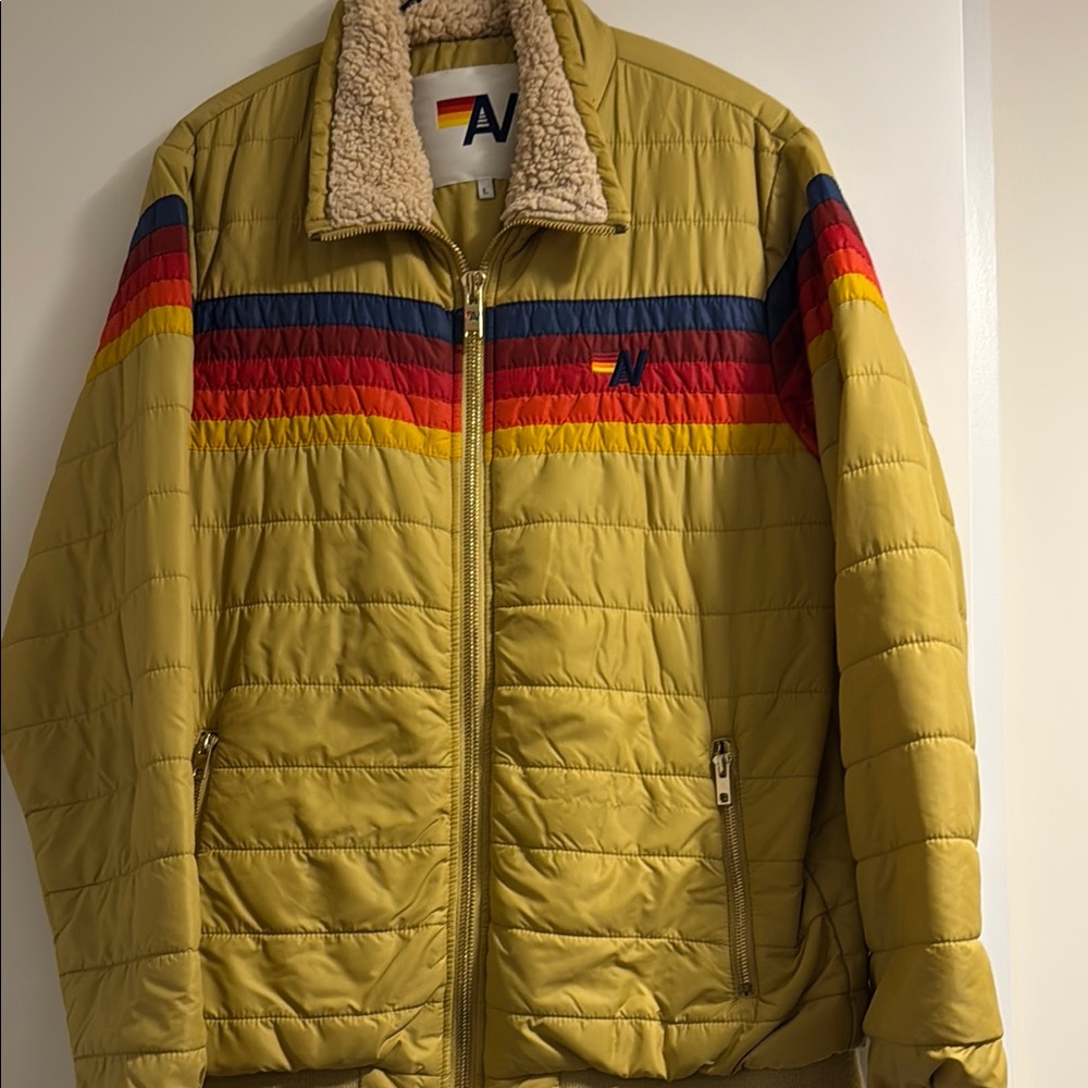 Men's Yellow Retro Jacket